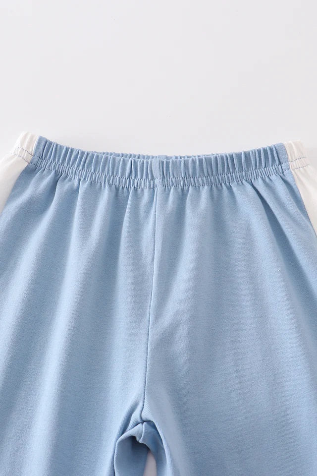 Blue Tractor Cow 2pc Set