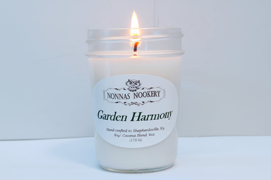 "Garden Harmony"- 6oz. Candle