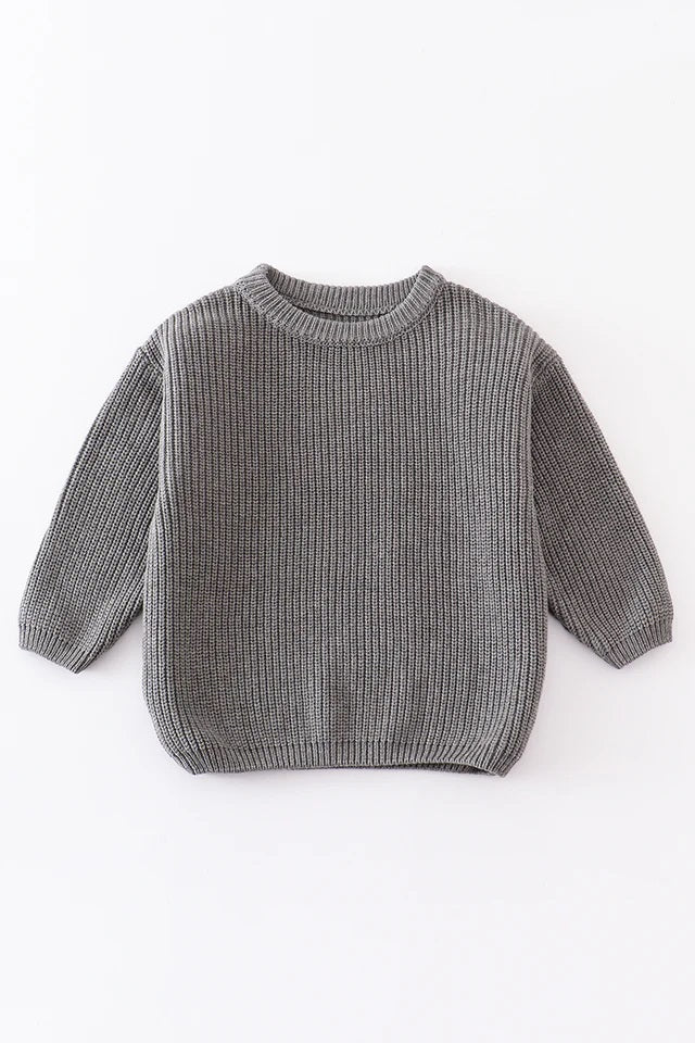 Grey sweater oversize