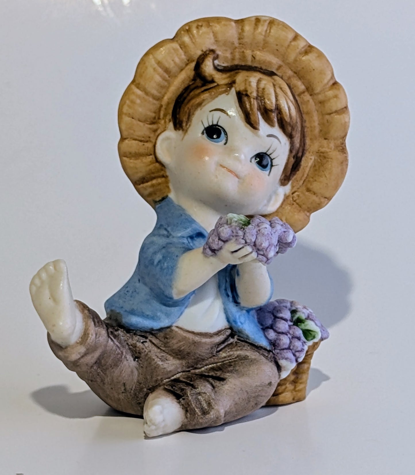 Home Décor- Child with grapes Figurine