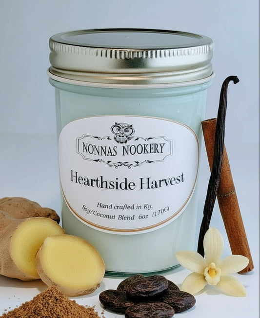 "Hearthside Harvest"- 8oz. Candle