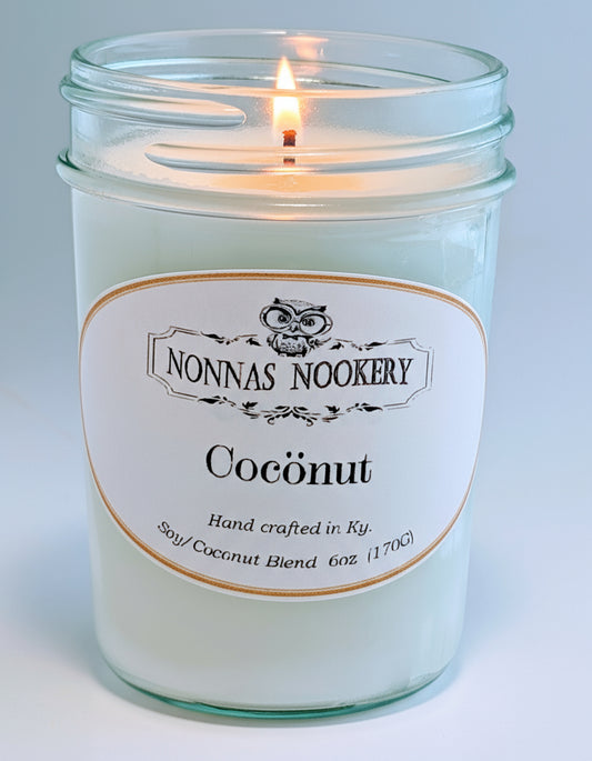 "Coconut"- 8oz. Candle