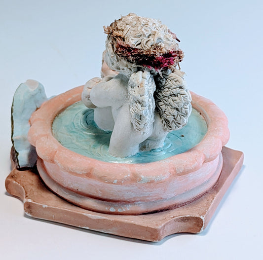 Cherub in Baptismal- Dreamsicles