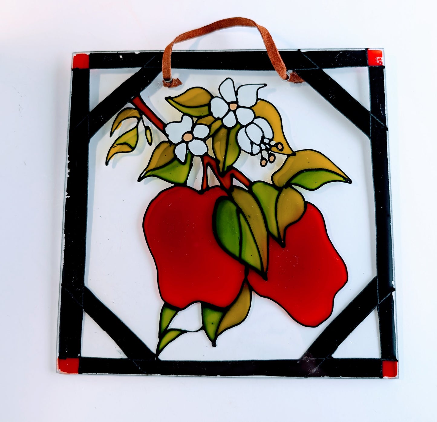 Apples stained glass