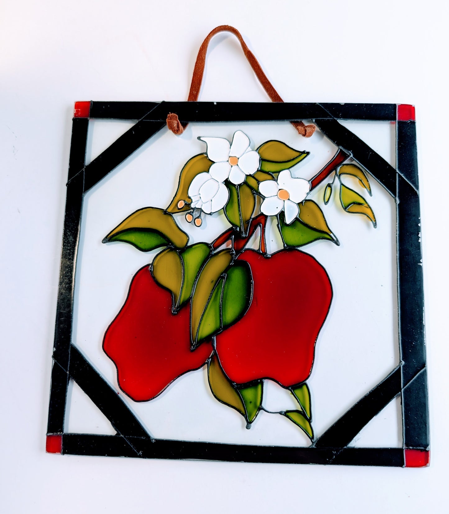 Apples stained glass