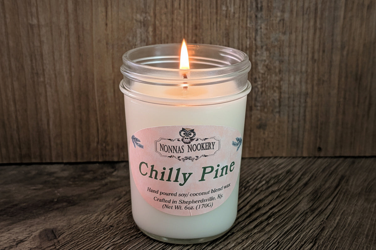 "Chilly Pine"- 6oz. Candle