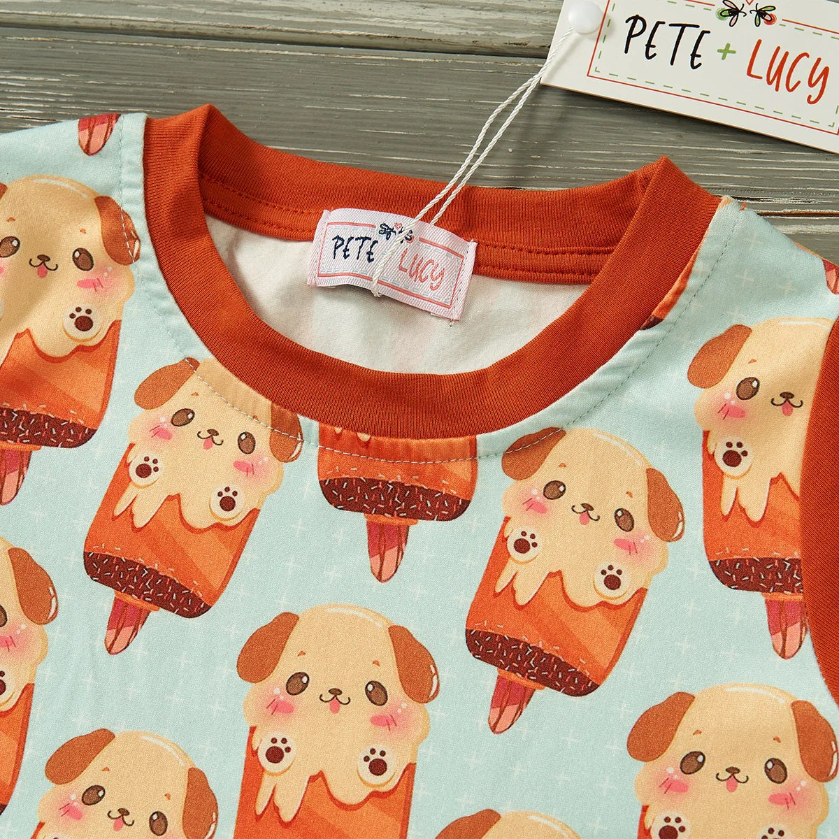 Ice Cream Dog Romper